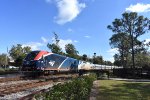 Amtrak Train # 98 await departure from WPK depot